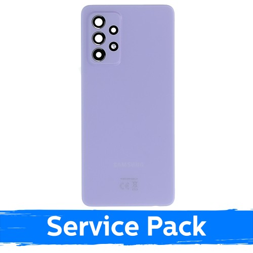 Aizmugurējais vāks, saderīgs ar Samsung A525 A52 (A526 A52 5G) / Lielisks violets / (Service Pack)