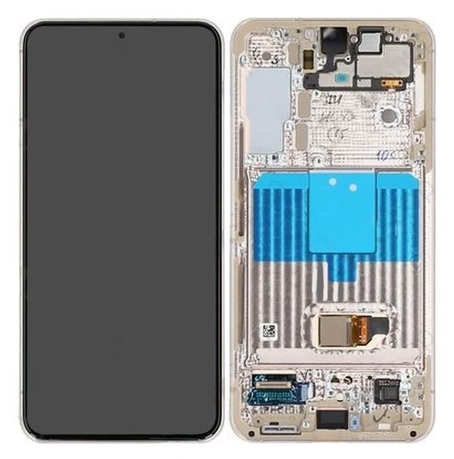 LCD screen Samsung S901 S22 5G ar touch screen un frame Violets original (service pack)