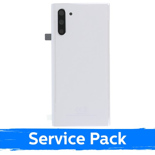 Aizmugurējais vāks, saderīgs ar Samsung N970 Note 10 / Aura balts / (Service Pack)