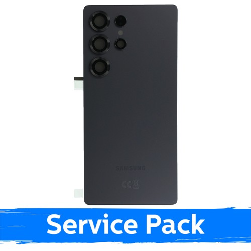 Aizmugurējais vāks, saderīgs ar Samsung S938 S25 Ultra / Titanium Jet melns / (Service Pack)