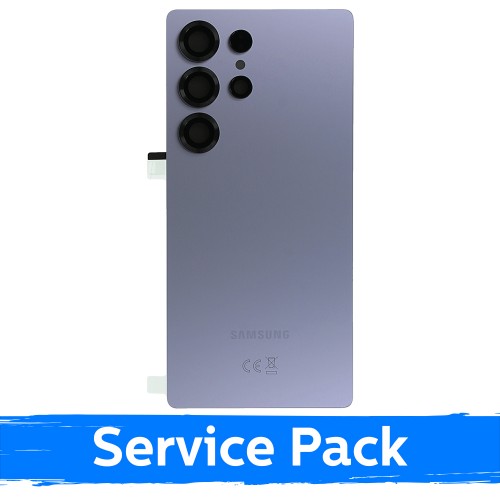 Aizmugurējais vāks, saderīgs ar Samsung S938 S25 Ultra / Titanium sudraba zils / (Service Pack)