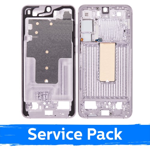 Vidējais rāmis Samsung S916 S23 Plus / Lavender / (Service Pack)