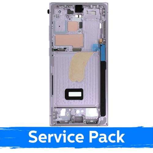 Vidējais rāmis Samsung S918 S23 Ultra / Lavender / (Service Pack)