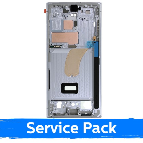 Vidējais rāmis Samsung S918 S23 Ultra / Sky Blue / (Service Pack)