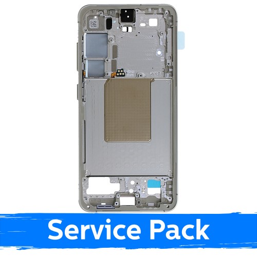 Vidējais rāmis Samsung S921 S24 / Amber Yellow / (Service Pack)