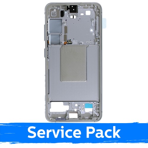 Vidējais rāmis Samsung S921 S24 / Marble Grey / (Service Pack)