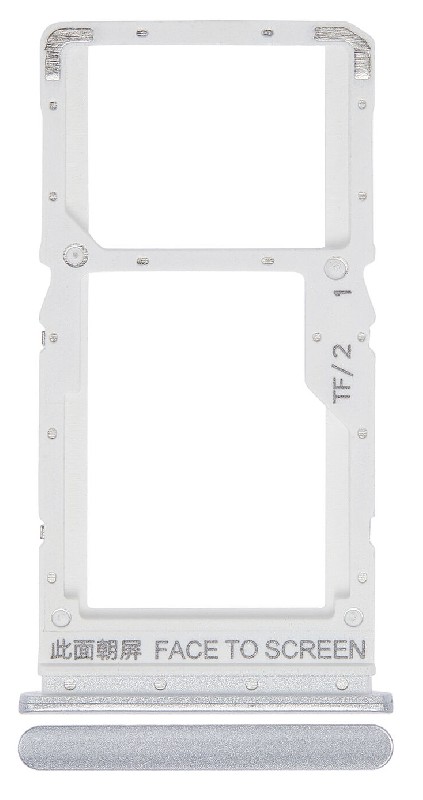 SIM card holder Xiaomi Redmi Note 10 5G Chrome Sudrabs ORG