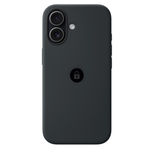 Maciņš "Silicone Case v2" iPhone 17 / Melns / iepakojumā