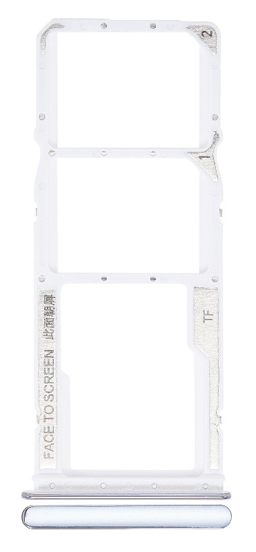 SIM card holder Xiaomi Redmi 10 5G Chrome Sudrabs ORG