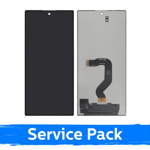 LCD displejs saderīgs ar Samsung F966 Z Fold7 (ārējais) melns (Service Pack)