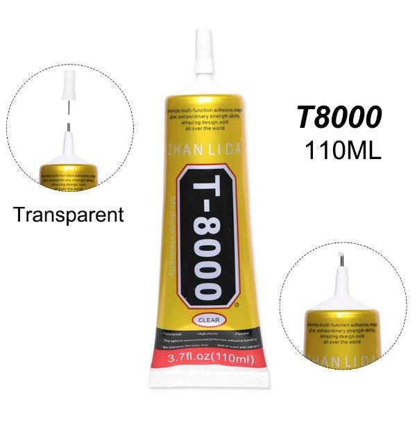 Universal glue T8000 110ml (priekš mobile phone frame bolding)