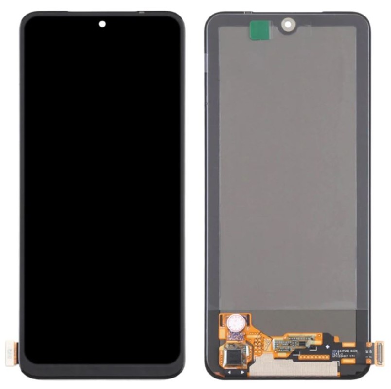 LCD screen Xiaomi Redmi Note 11/Redmi Note 11S/Redmi Note 12S/Poco M4 Pro 4G ar touch screen Melns OLED