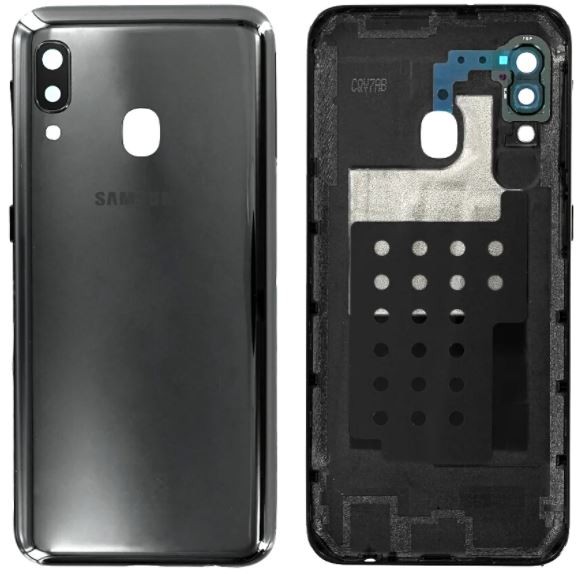 Aizmugurējais vāciņš priekš Samsung A202 A20e 2019 Melns original (used Grade A)