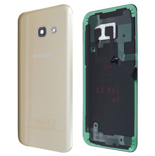 Aizmugurējais vāciņš priekš Samsung A320 A3 2017 Zeltains Sand original (service pack)