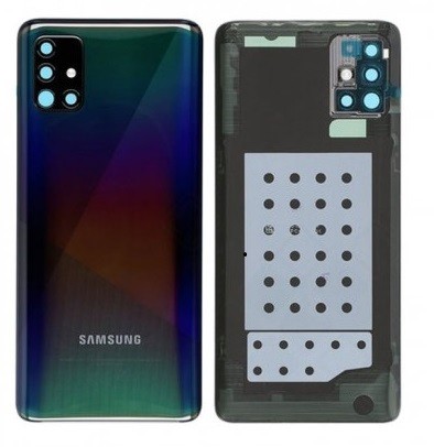 Aizmugurējais vāciņš priekš Samsung A515 A51 2020 Prism Crush Melns original (used Grade C)