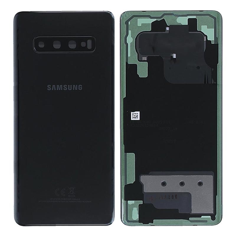 Aizmugurējais vāciņš priekš Samsung G975 S10+ (Prism Melns) original (used Grade A)