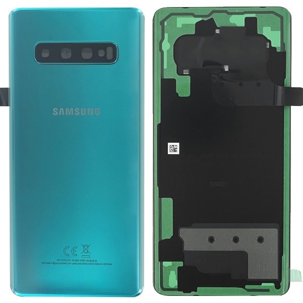 Aizmugurējais vāciņš priekš Samsung G975 S10+ zaļš (Prism Zaļš) original (used Grade C)