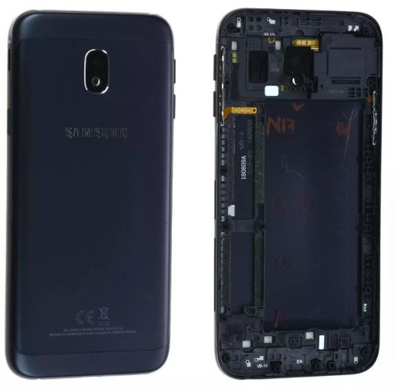 Aizmugurējais vāciņš priekš Samsung J330 J3 2017 melns original (used Grade B)