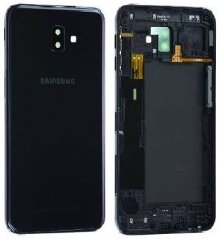 Aizmugurējais vāciņš priekš Samsung J610 J6+ 2018 melns original (used Grade C)