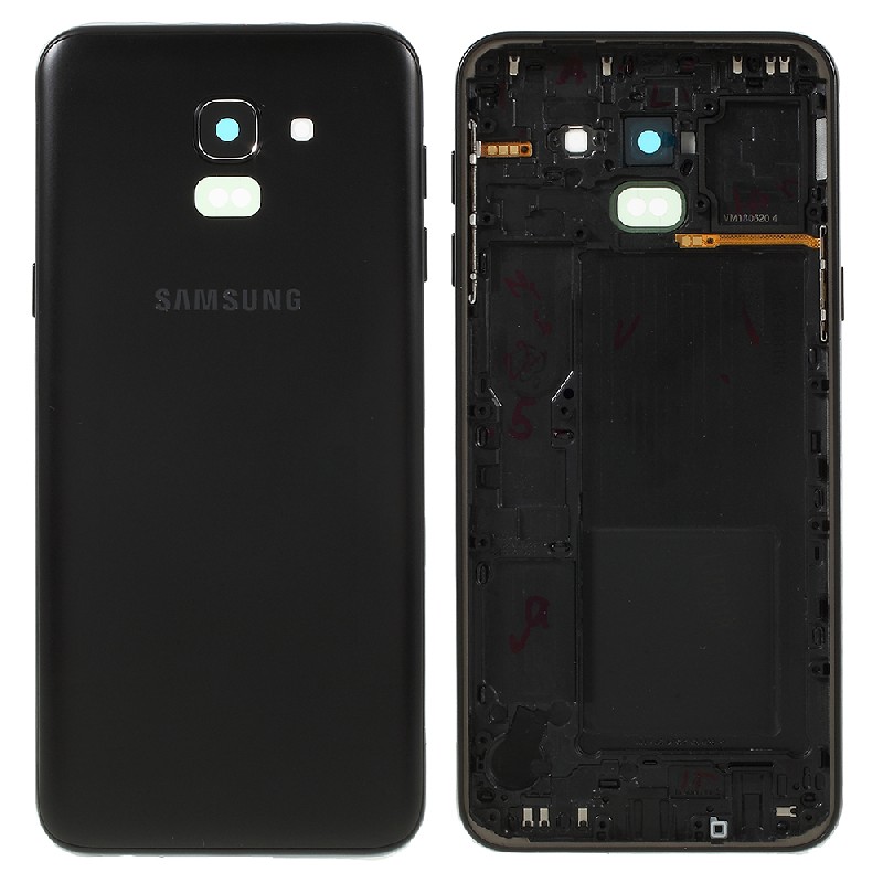 Aizmugurējais vāciņš priekš Samsung J600 J6 2018 melns original (used Grade A)