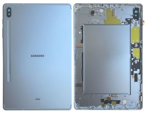 Aizmugurējais vāciņš priekš Samsung T860 Tab S6 (2019) Cloud Zils original (used Grade B)