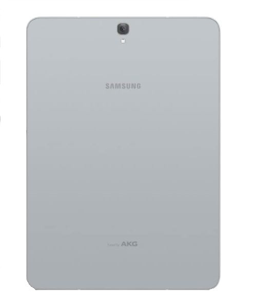 Aizmugurējais vāciņš priekš Samsung T820 Tab S3 9.7 (2017) sudrabs original (used Grade B)