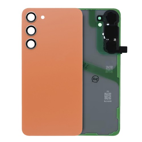 Aizmugurējais vāks saderīgs ar Samsung S926 S24 Plus / Sandstone Orange / (ar kameras lēcu) OEM