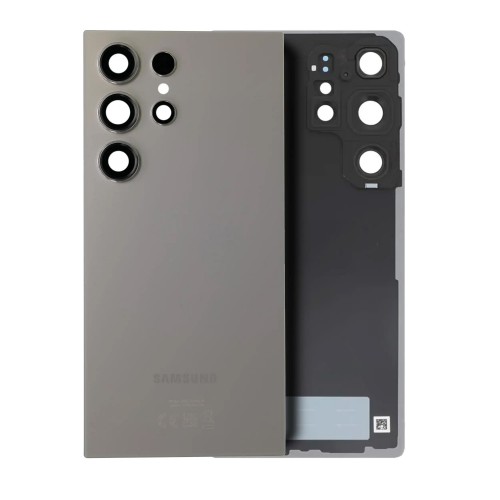 Aizmugurējais vāks saderīgs ar Samsung S938 S25 Ultra / Titanium Gray / (ar kameras lēcu) OEM