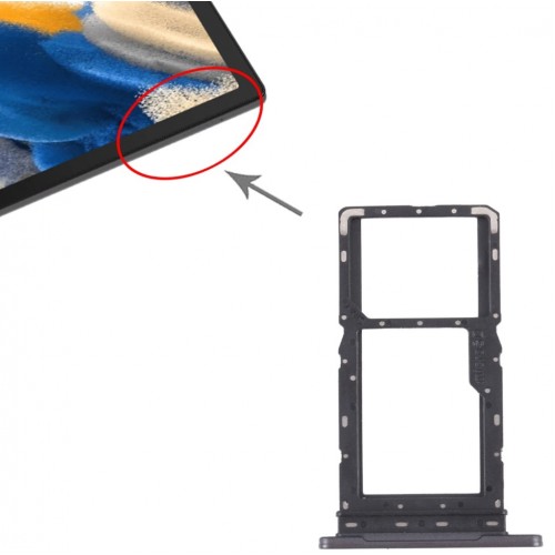 SIM kartes turētājs saderīgs ar Samsung X205 Tab A8 10.5'' SIM kartes turētājs melns