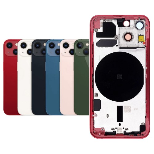 Aizmugurējais vāciņš saderīgs ar iPhone 13 Mini pilns korpuss / Midnight / OEM