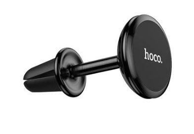 Universal car phone holder Hoco CA69 Long priekš using on ventilation grille, magnetic fixing, melns