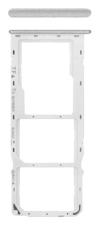 SIM card holder Samsung A226 A22 5G Balts original (service pack)