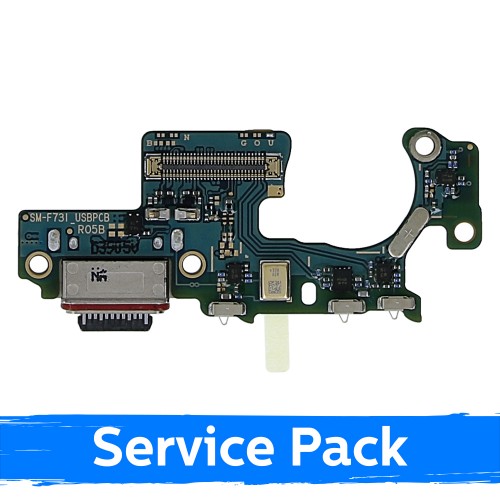 Uzlādes ports saderīgs ar Samsung F731 Z Flip5 ar elastīgo kabeli / plati (Service Pack)