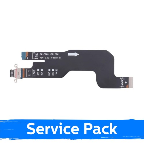 Uzlādes ports saderīgs ar Samsung F966 Z Fold7 ar elastīgo kabeli / plati (Service Pack)