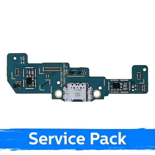 Uzlādes ports saderīgs ar Samsung T595 Tab A 10.5 (2018) ar elastīgo kabeli / plati (Service Pack)