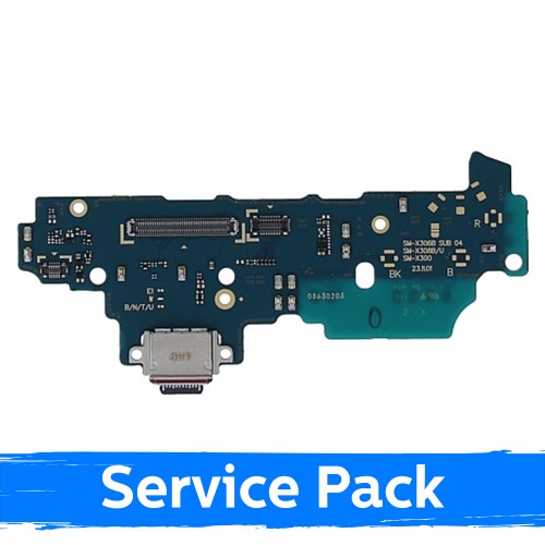 Uzlādes savienotājs saderīgs ar Samsung X300 Tab Active5 ar Flex / Plata (Service Pack)