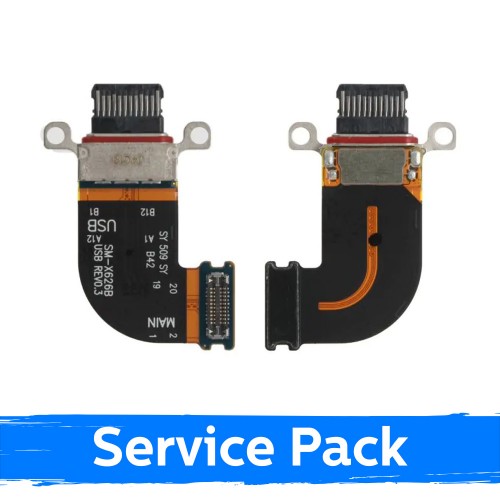 Uzlādes savienotājs saderīgs ar Samsung X520 (X526) Tab S10 FE / X620 (X626) Tab S10 FE+ ar Flex / Plata (Service Pack)