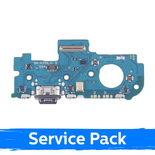 Uzlādes savienotājs saderīgs ar Samsung M356 M35 5G ar Flex / Plata (Service Pack)