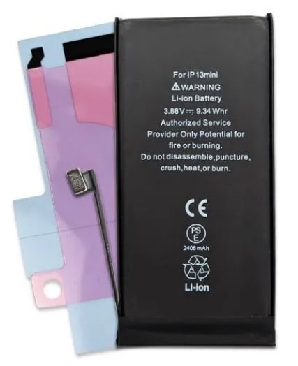 Baterija ORG priekš iPhone 13 Mini 2406mAh ar sticker