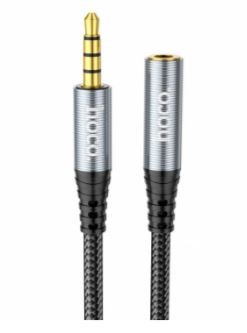 Audio adapteris Hoco UPA20 3,5mm į 3,5mm (p-m) melns
