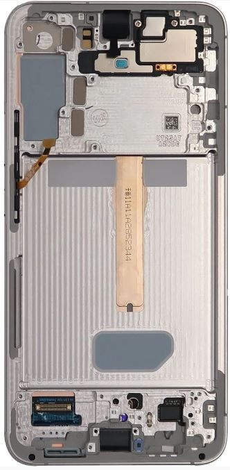 LCD screen Samsung S906 S22 Plus ar touch screen un frame Balts/Cream/Sky Zils original (service pack)