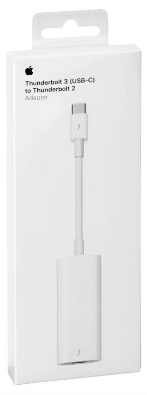 Adapteris no Thunderbolt 3 "USB-C" uz Thunderbolt 2 (A1790) oriģināls (atvērta iepakojuma)