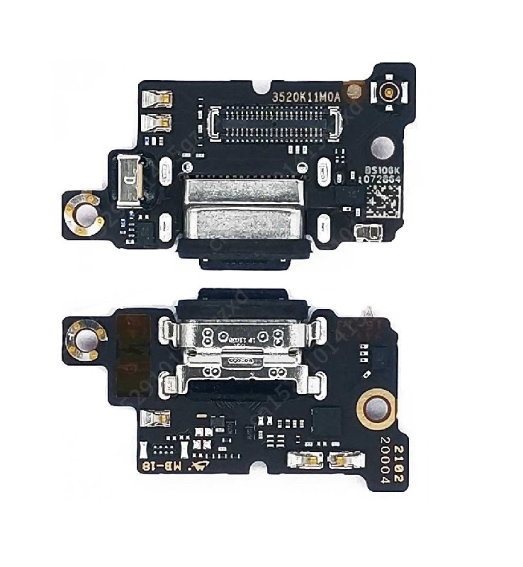 Flex Xiaomi Mi 11i/Poco F3 ar charging connector un microphone original (service pack)
