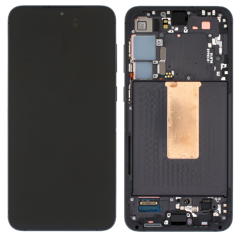 LCD screen Samsung S916 S23+ 5G ar touch screen un frame Graphite original (service pack)