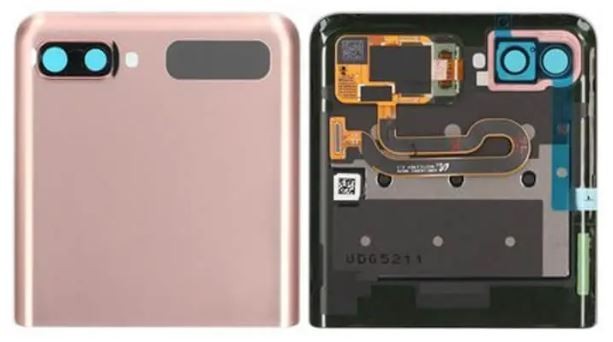 LCD screen Samsung F707 Z Flip 5G ar touch screen ar frame (Outer) Mystic Bronze original (used Grade B)