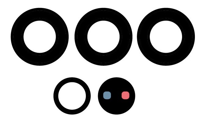 Samsung S918 S23 Ultra 5G lens priekš camera (only lens 5pcs) ORG