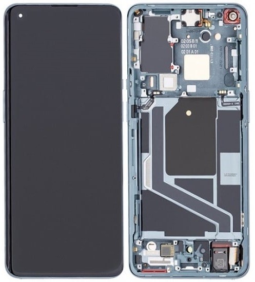 LCD screen OnePlus 9 Pro ar touch screen un frame Forest Zaļš original (used Grade A)