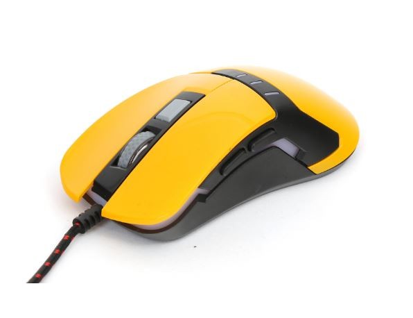Mouse VARR Gaming OM-270 optical, dzeltens