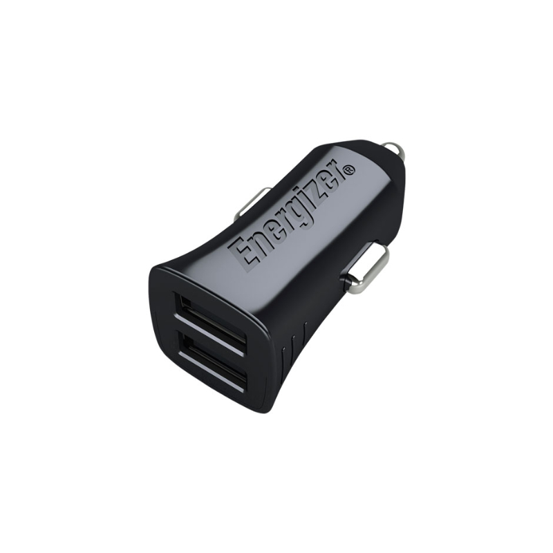 Energizer Classic - auto lādētājs 2x USB-A 2.4A 12W (melns)