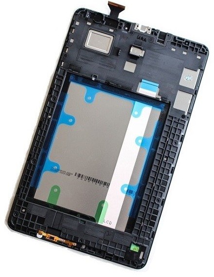 LCD screen Samsung T560/T561 Tab E 9.6" ar touch screen Melns orginal (service pack)